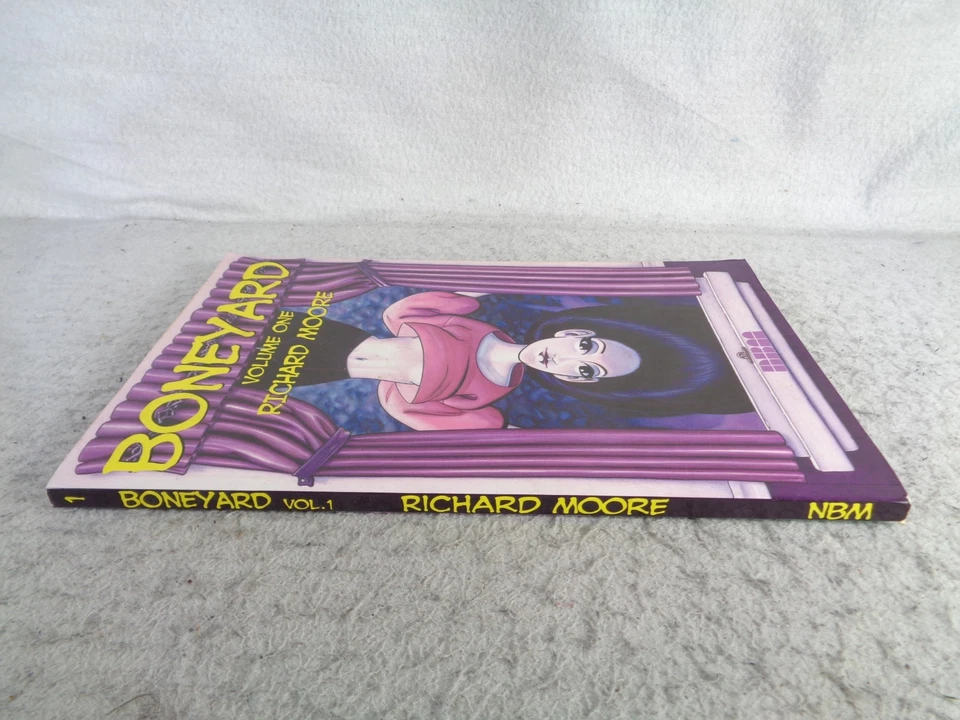 Boneyard Vol 1 Richard Moore Paperback Graphic Novel NBM Publishing 2002 - Image 4 of 4
