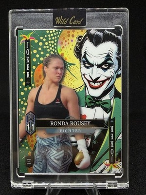 2025 Wild Card Jokers Wild Ronda Rousey True One Of One Green