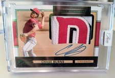 2025 Panini Three Two Chase Burns Auto Patch  3/5 On Card Auto Factory Sealed