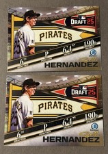 Seth Hernandez 2025 Bowman Draft Chrome #BDN-5 Draft Night Pitt Pirates (2)