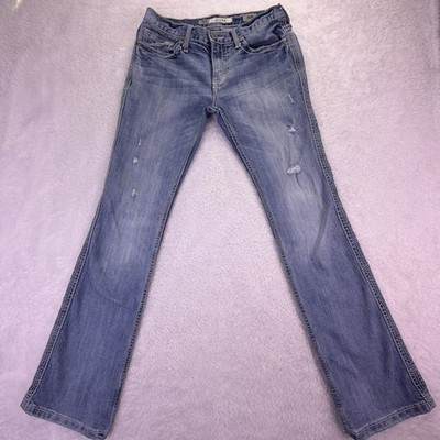 Buckle BKE Aiden Bootleg Jeans Men's Size 30R 30x32 Light Wash Blue Stretch