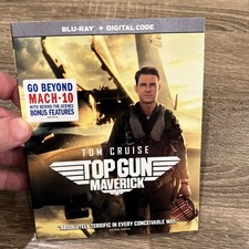 Top Gun MAVERICK - Blu-Ray DVD  Digital Code W/Slipcover - Paramount Sealed