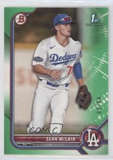 2022 Bowman Draft Green 62/99 Sean McLain #BD-50 r2v