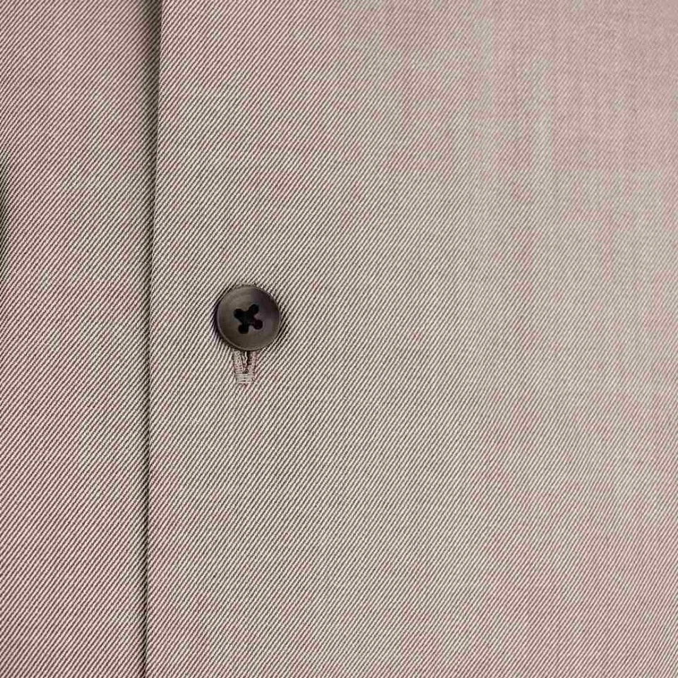Camisa de negocios Olymp Luxor Modern Fit para hombre color topo 123024 27 turrón - Imagen 4 de 4