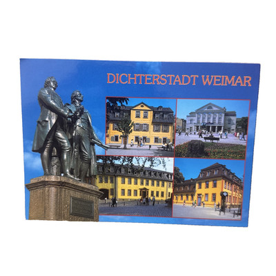Ansichtskarte Postkarte Weimar Dichterstadt Mehrbild Ungelaufen