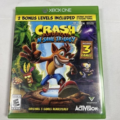 Crash Bandicoot N Sane Trilogy For Microsoft Xbox One Tested FREE SHIPPING 