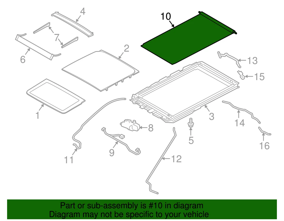 Genuine Ford Sunshade EJ7Z-78519A02-AC - Image 2 of 4