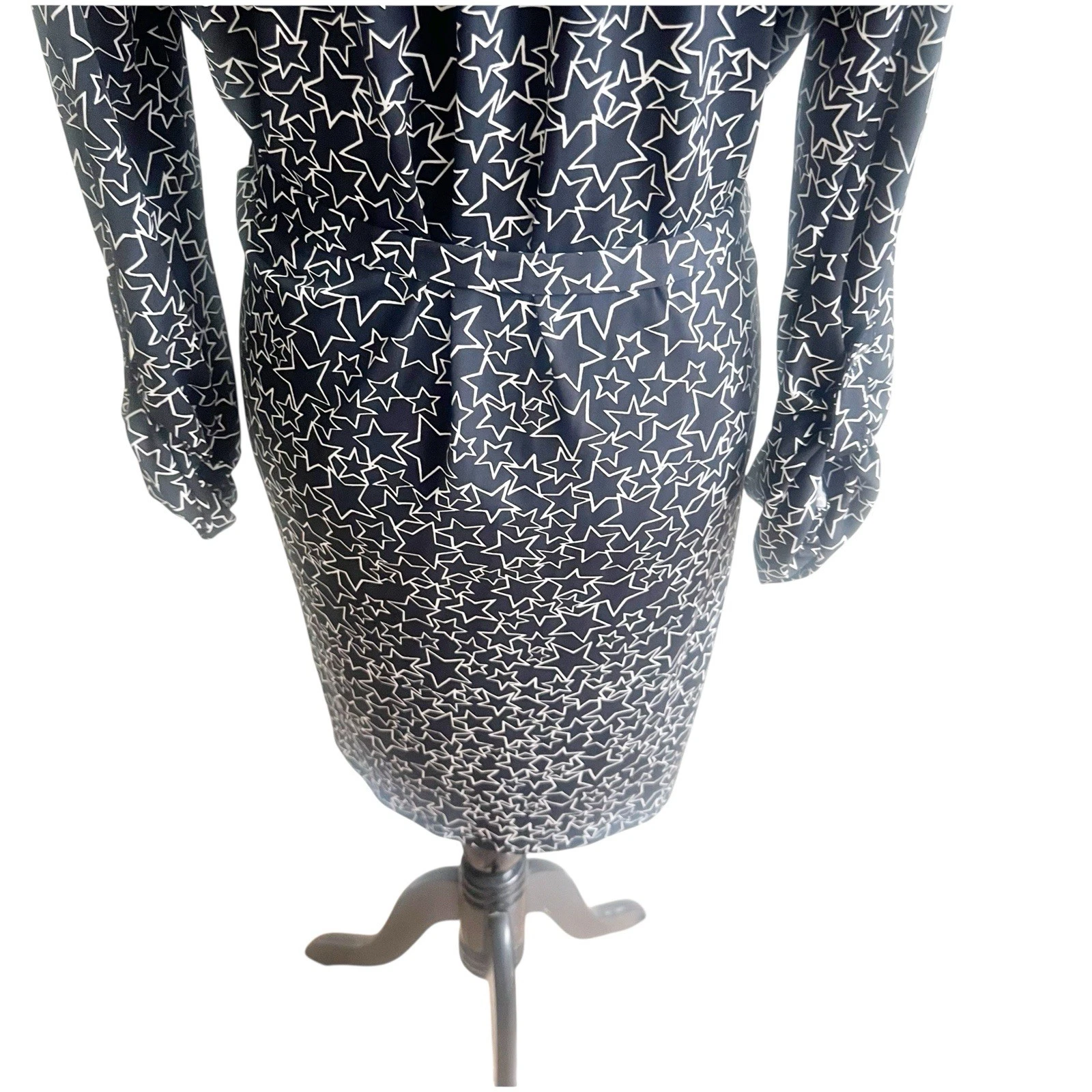 Abito Michael By Michael Kors stelle maglia lunghezza ginocchio taglia grande dettaglio catena