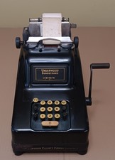 Vintage Underwood Elliott Fisher Co. Sundstrand Manual Adding Machine