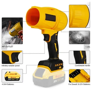 Ventilateur Turbo électrique souffleurs sans fil Jet ventilateur main Snow Outil de soufflage des poussières de feuille