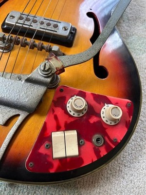 Acoustic Electric Guitar Teisco EP-2L 1960s Vintage Made in Japan