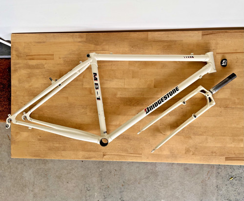 1993 Bridgestone MB-1 w/ Bi Plane Fork Rare Mountain Bike Pearl Tusk 16" 42cm