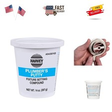 14 oz WM Harvey Silicone Plumbers Putty - Meets Federal Specification TT-P-1536A