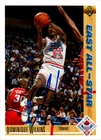 Dominique Wilkins Signed 1991-92 NBA Upper Deck Basketball Card #66 AllStar Auto