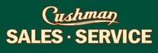 Cushman Scooters Sales & Service New Metal Sign: 6" x 18" - Ships Free