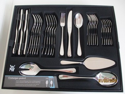 WMF BESTECK KENT PLUS CROMARGAN PROTECT 66-TEILIG MESSER MIT EINGESETZTER KLINGE