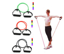 Latex Resistance Bands Workout Exercise Yoga Crossfit Fitness Tubes Pull Rope Fi