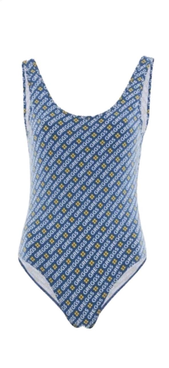 Greggs X Primark Logo Ladies Bodysuit Limited Edition Size Medium Womens Gift image 9