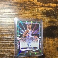 Panini Donruss 2024-25 Keon Ellis Kings Signature Series Holo Green /75 Auto