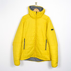 Forclaz Men's Mountain Trekking Hooded Padded Jacket TREK 100 - Yellow 2XL
