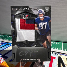 Panini 2024 Black Cade Stover #236 Rookie Patch Auto Texans Royal /150