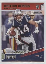 2018 Panini Playoff Rookies Kickoff Braxton Berrios #287 03hc