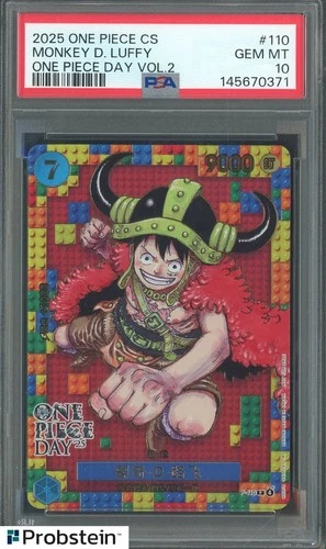 2025 One Piece Chinese One Piece Day Vol.2 #110 Monkey D. Luffy PSA 10