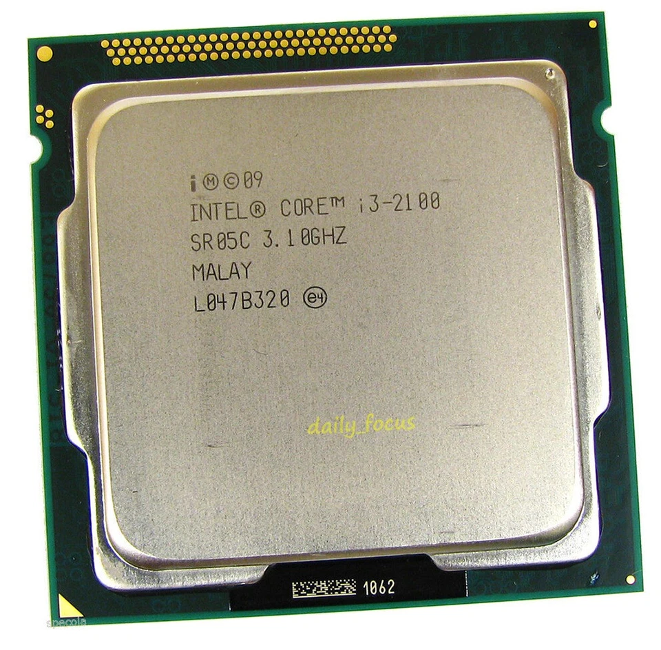 Intel Core i3-2100 3.1 GHz LGA1155 2 Core 4 threads SR05C CPU Processors 3 MB - Image 4 of 4