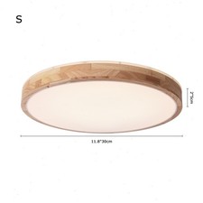 Modern LED Flush Mount Ceiling Light Fixture Dimmable Remote Control For Bedroom
