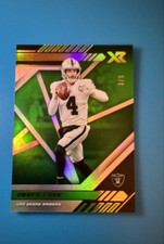 2020 Panini XR - Derek Carr #12 Green /5