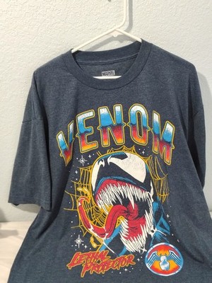 Venom MARVEL Spiderman Comic Graphic T-Shirt 2XLT tall gray  Free Shipping: c102
