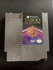 Taboo the Sixth Sense Authentic Nintendo NES Tested & Working!