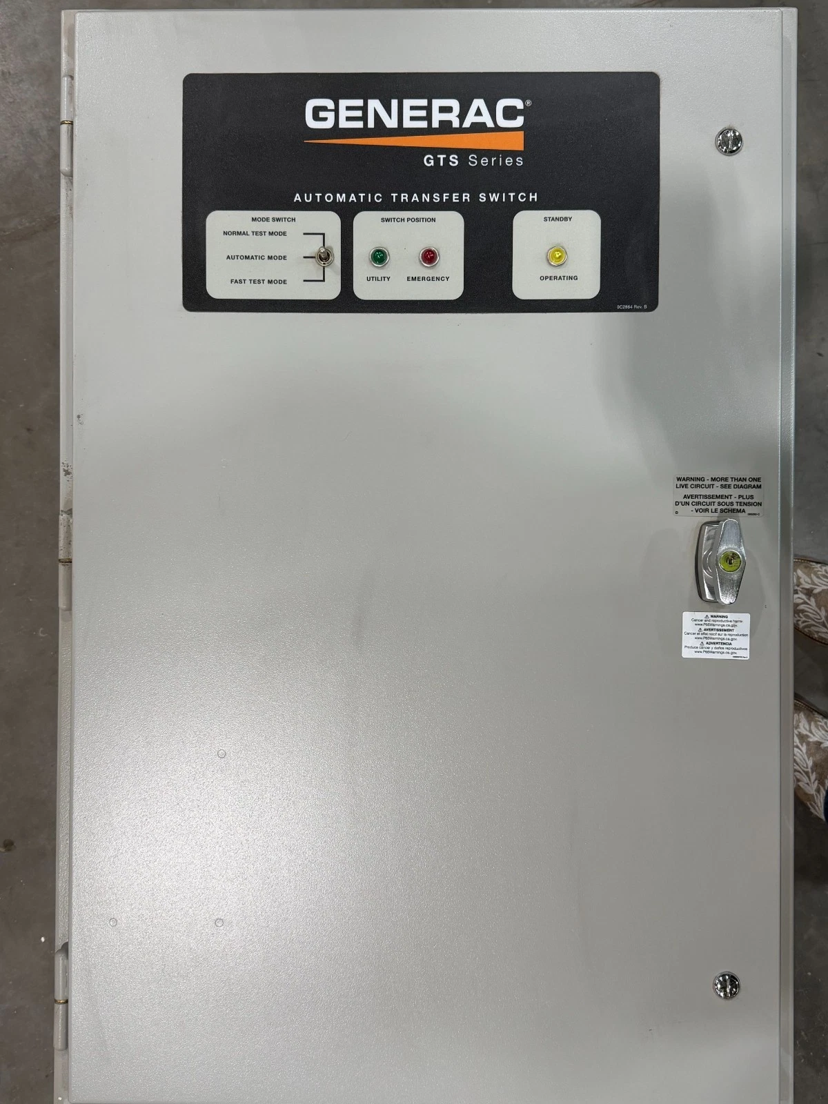 Generac GTS020W-2A2LDNAY - 200A Automatic Transfer Switch