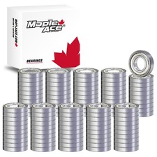 6200-ZZ Ball Bearing 10x30x9mm 6200 ZZ Metal Shielded Qty 100