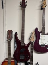 Unbranded Bass Guitar Ibanez Sdgr Style Shape Purple 4string 4/4 PLEASE READ