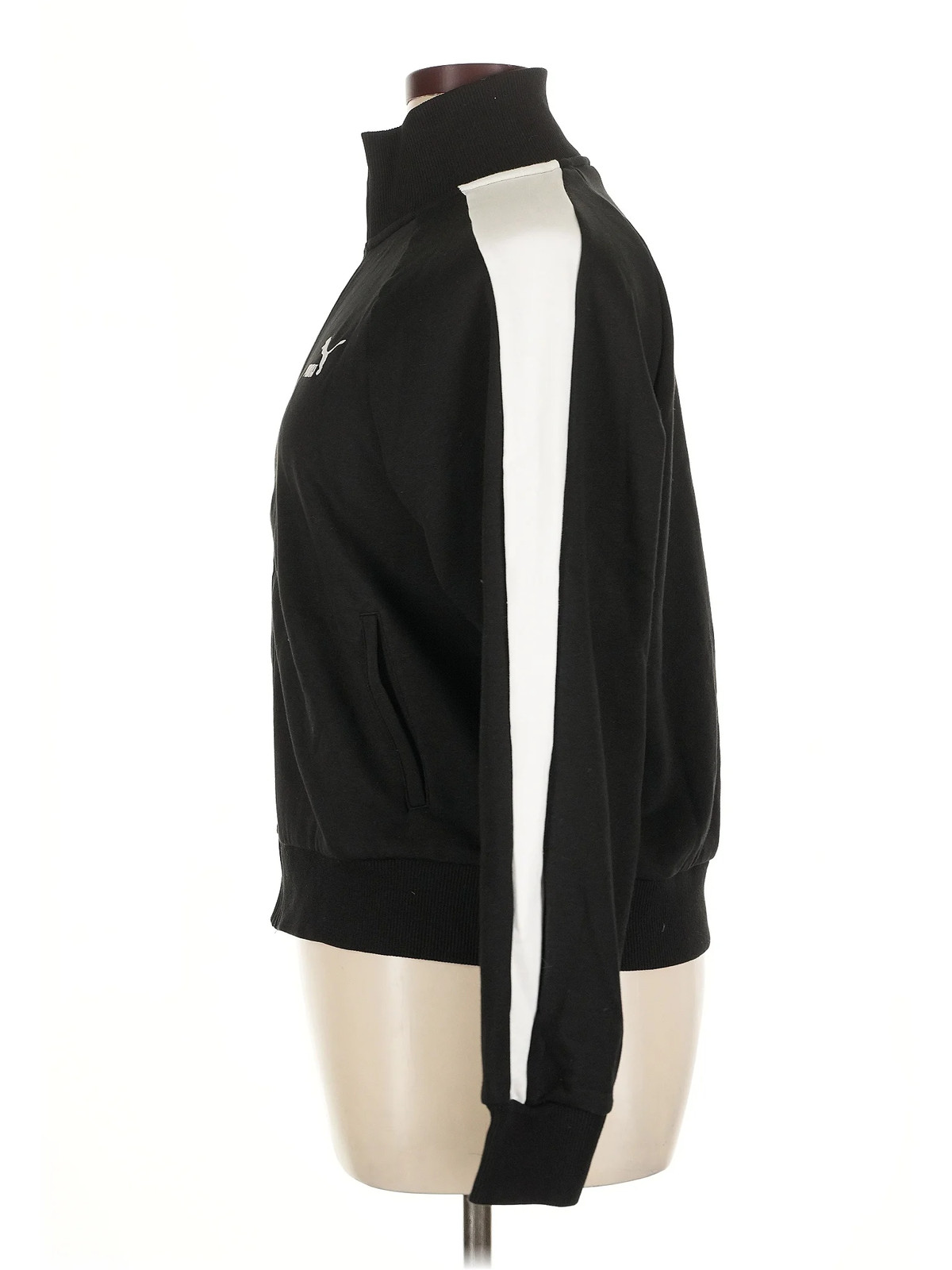 Puma Women Black Track Jacket XL thumbnail 4
