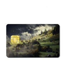 NATURE Custom Vinyl Credit Card Sticker by CC Wraps