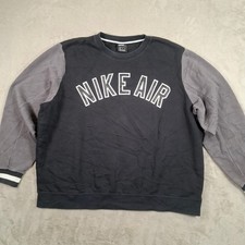 Nike Air Sweatshirt Herren XL schwarz grau Ru...