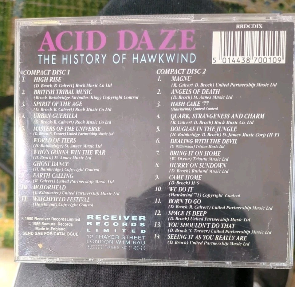 Hawkwind: Acid Daze - The History of Hawkwind 2-CD IMPORT Lemmy - Image 2 of 4