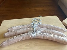 Satin Padded Hangers Set Of 3 Pre Owned