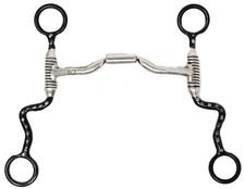 Western 5" Comfort Jointed Low-Port Swivel Mouth Long Shank Futurity Bit 35644B