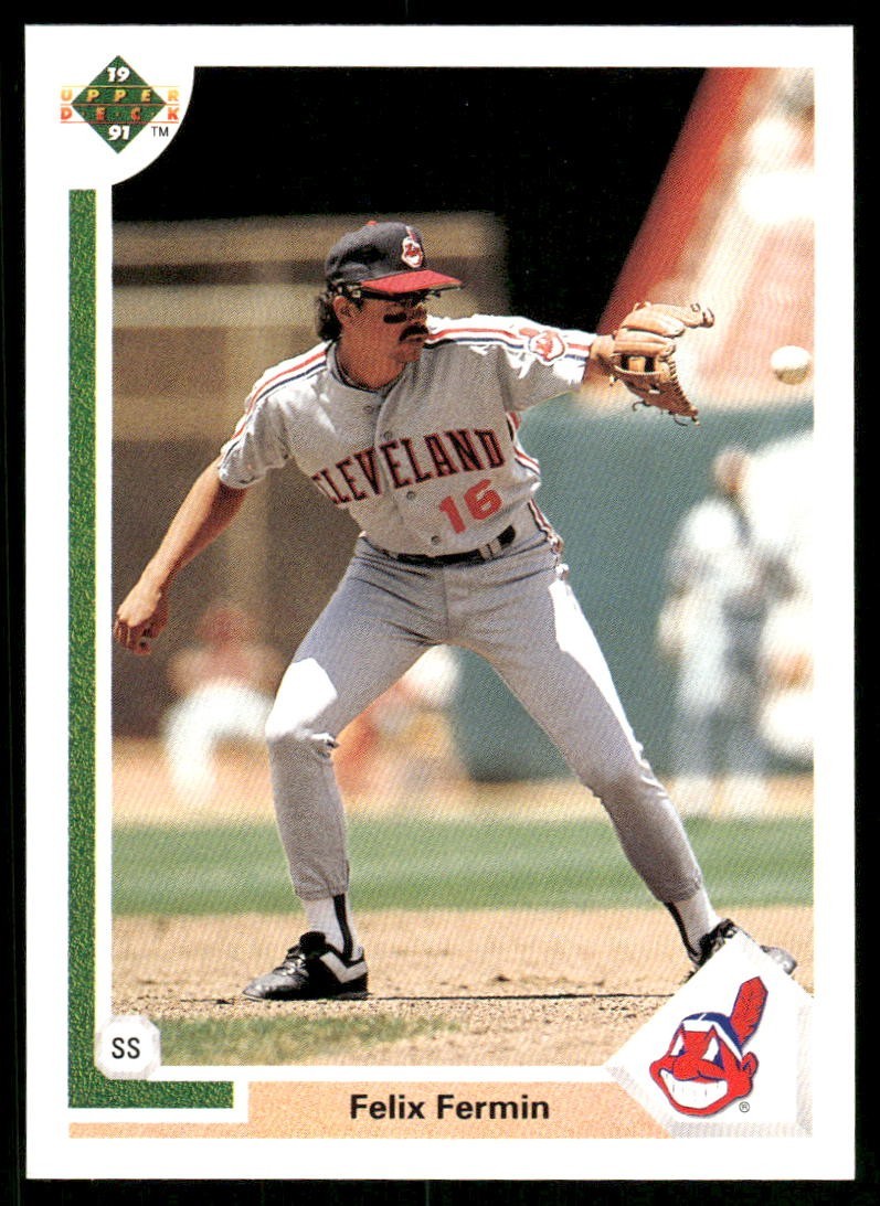 1991 Felix Fermin #104 Upper Deck Cleveland Indians Baseball