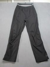 REI Rain Pants Kids' Large 14-16 Black Nylon Mid Rise Outdoor Hiking Ankle Zip