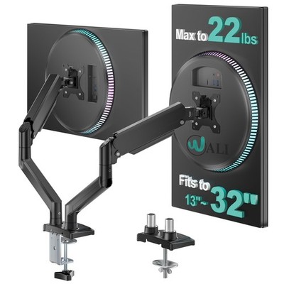 Dual Monitor Stand for 13-32 inch Computer Screens, Dual Monitor Arms for 2 M...