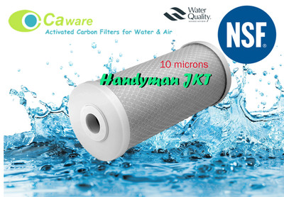 CA Ware 10  x 4.5  Carbon Block Water Filter (10 Microns)  BCBC-10