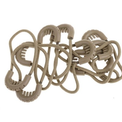 10x Reißverschluss Zieht Kordel Seilenden Lock Zip Slider Für Kleidung /