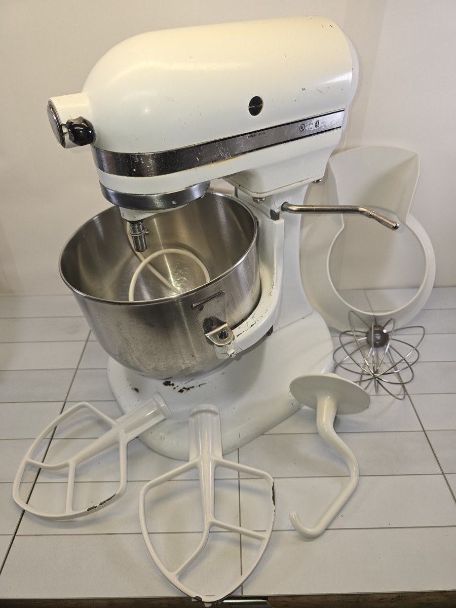 Vintage Hobart KitchenAid K5-A Lift Stand Mixer 10 Speed White