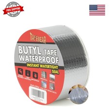 Butyl Tape Waterproof Sealing Tape 2inch x16feet, Upgraded Aluminum Foil Tape...
