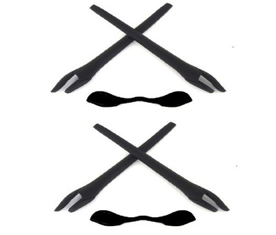 2Set Replacement Earsock Nose Pad For Oakley Radar EV Path/Pitch Asian Fit Black