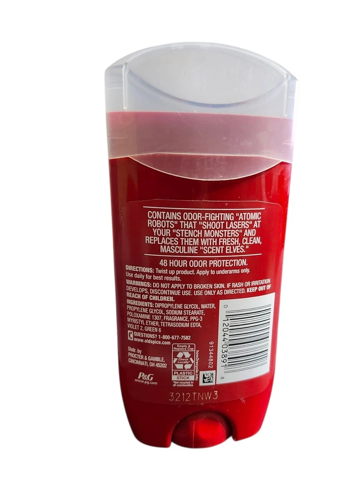 Antitranspirante y desodorante Old Spice Pure Sport barra alta resistencia 3,0 onzas Foto 3 de 3